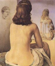 Haga click para ver la imagen ampliada 1945_02_my wife naked looking at her own body 1945.jpg